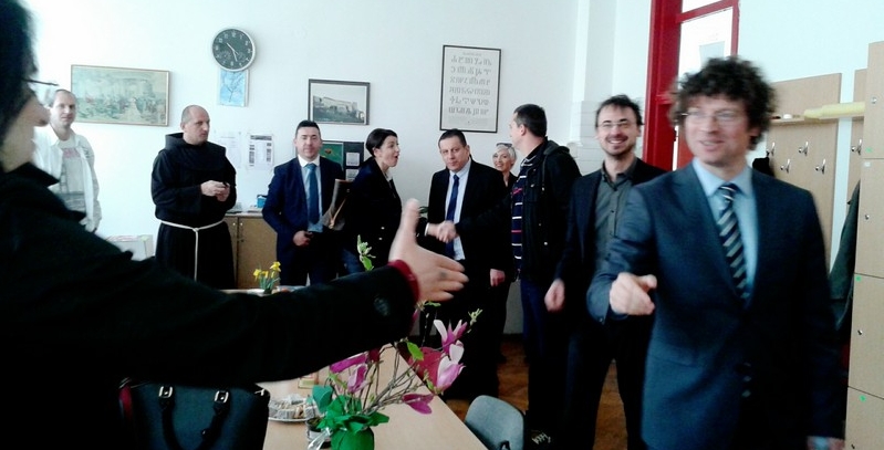 Ministar znanosti, obrazovanja i sporta Predrag ustar - posjet koli